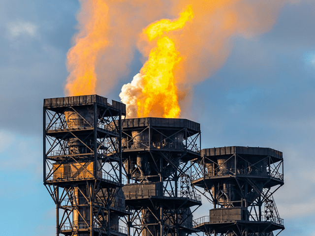 高保真CFD模型确定甲烷排放的火炬破坏效率